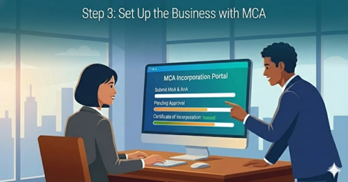 Set up the Business with MCA